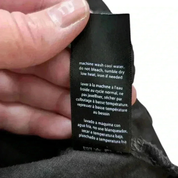 Onia Standard Long Sleeve Linen Blend Shirt Button Down Black Men's size Small - Picture 12 of 15